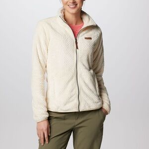 Columbia Women’s  Fire Side™ II Sherpa Full Zip Fleece Chalk | Size M